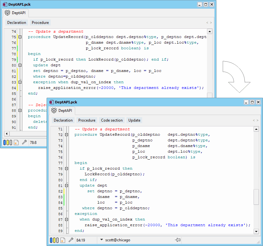 PL/SQL Beautifier - Otomatik Kod Formatlama