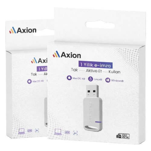 Axion e-İmza - Tak, Aktive Et, Kullan